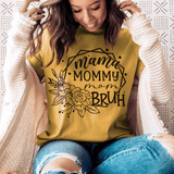 Mama Mommy Mom Bruh Tee Mustard / S Peachy Sunday T-Shirt