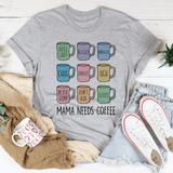 Mama Needs Coffee Tee Athletic Heather / S Peachy Sunday T-Shirt