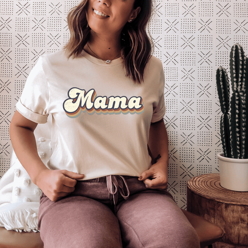Mama Retro Tee Heather Dust / S Peachy Sunday T-Shirt