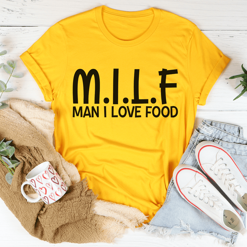 Man I Love Food Tee Mustard / S Peachy Sunday T-Shirt