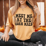 Meet Me At The Corn Maze Tee Peachy Sunday T-Shirt