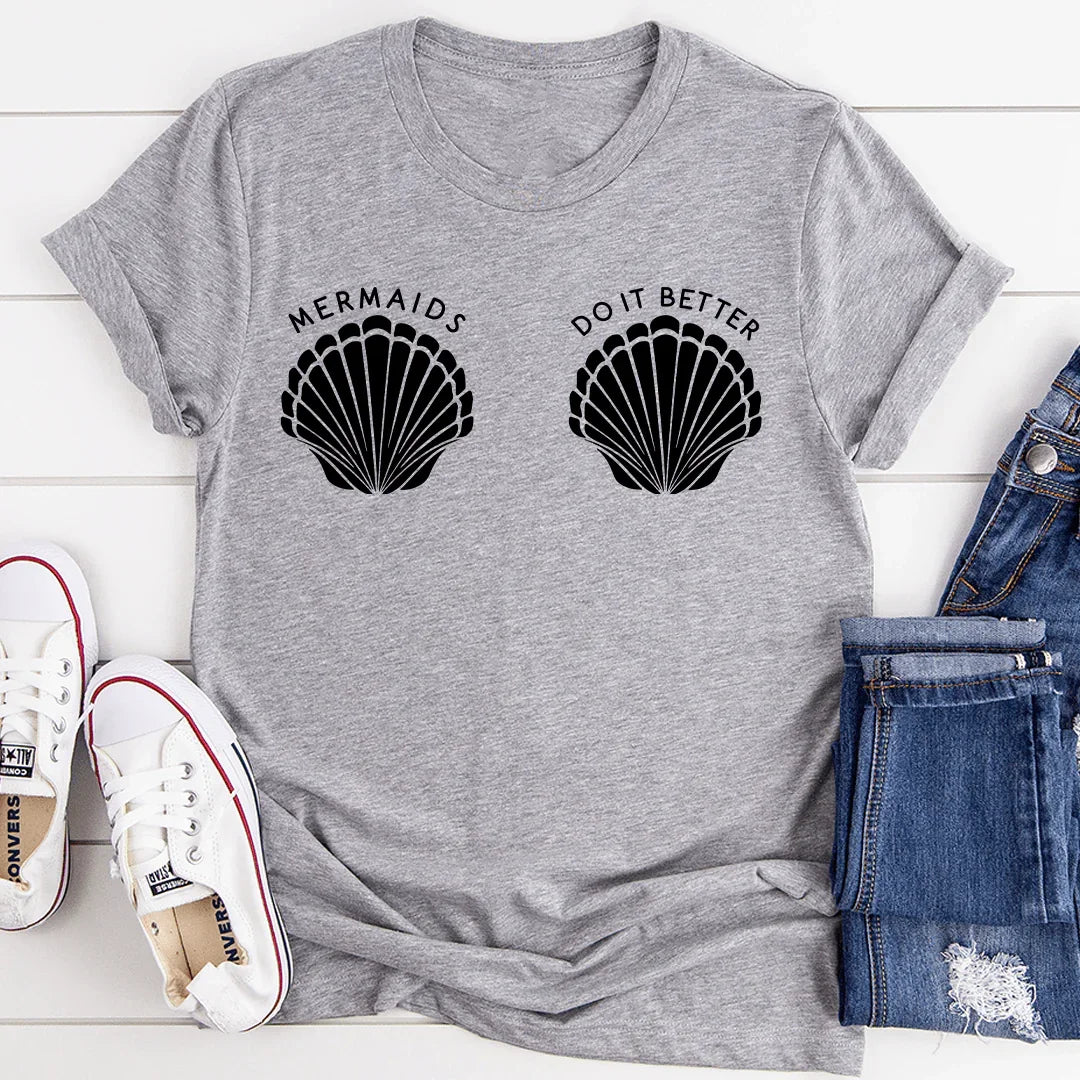 Mermaids Do It Better Tee Athletic Heather / S Peachy Sunday T-Shirt