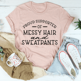 Messy Hair & Sweatpants Tee Heather Prism Peach / S Peachy Sunday T-Shirt