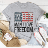 MILF Man I Love Freedom Tee Athletic Heather / S Peachy Sunday T-Shirt