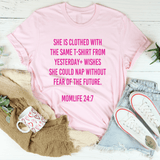 Mom Life 24/7 Tee Pink / S Peachy Sunday T-Shirt