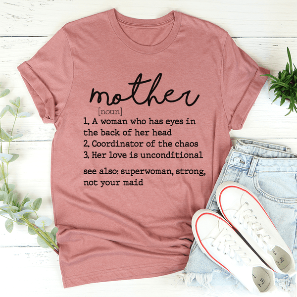 Mom Noun Tee Mauve / S Peachy Sunday T-Shirt