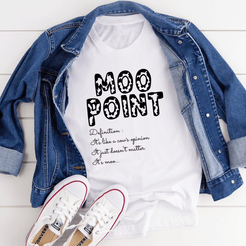 Moo Point Tee White / S Peachy Sunday T-Shirt