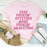 More Gratitude Tee Pink / S Peachy Sunday T-Shirt