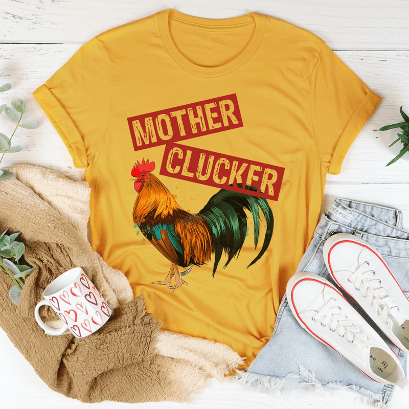 Mother Clucker Tee Mustard / S Peachy Sunday T-Shirt