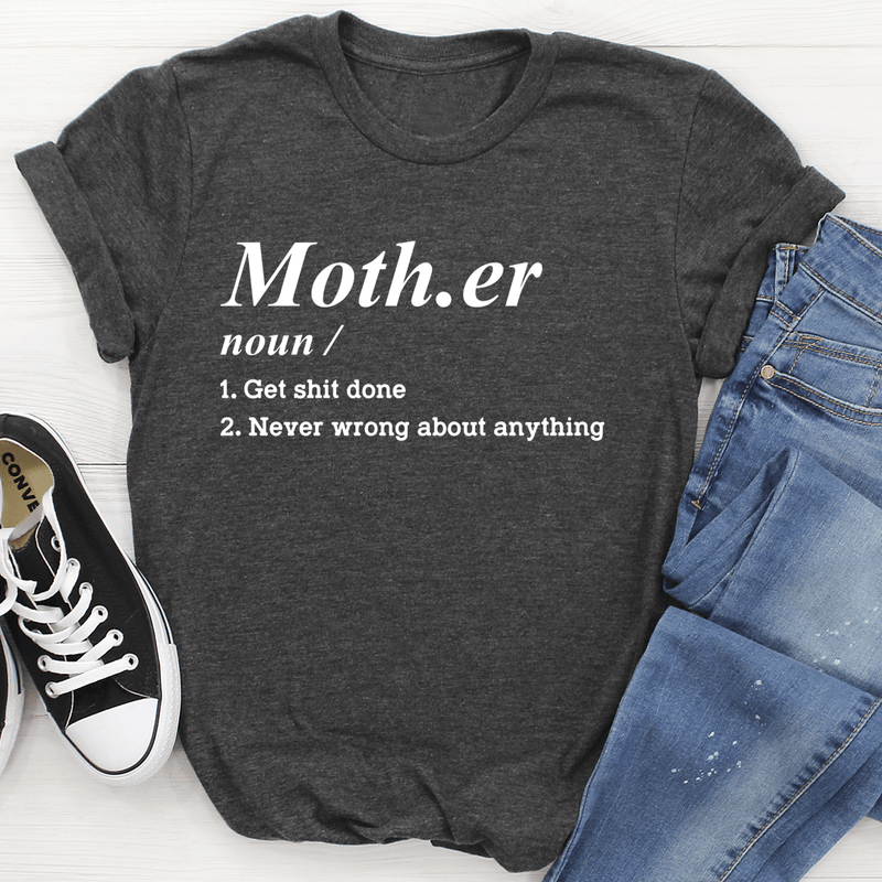 Mother Tee Dark Grey Heather / S Peachy Sunday T-Shirt