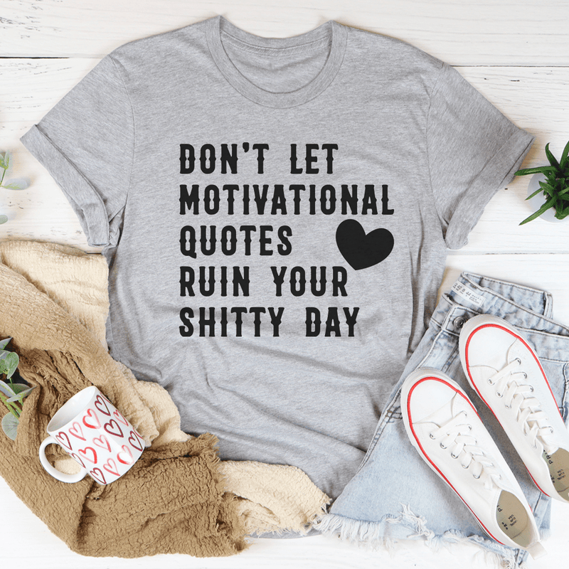Motivational Quotes Tee Athletic Heather / S Peachy Sunday T-Shirt