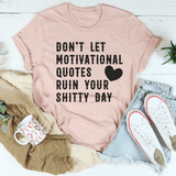 Motivational Quotes Tee Heather Prism Peach / S Peachy Sunday T-Shirt
