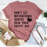 Motivational Quotes Tee Mauve / S Peachy Sunday T-Shirt