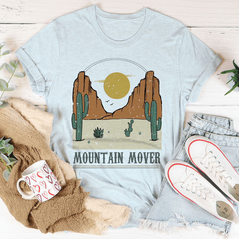 Mountain Mover Tee Heather Prism Ice Blue / S Peachy Sunday T-Shirt