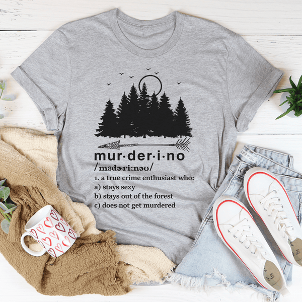 Murderino Noun Tee Athletic Heather / S Peachy Sunday T-Shirt