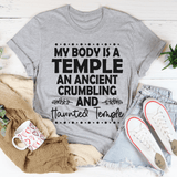 My Body Is A Temple Tee Athletic Heather / S Peachy Sunday T-Shirt