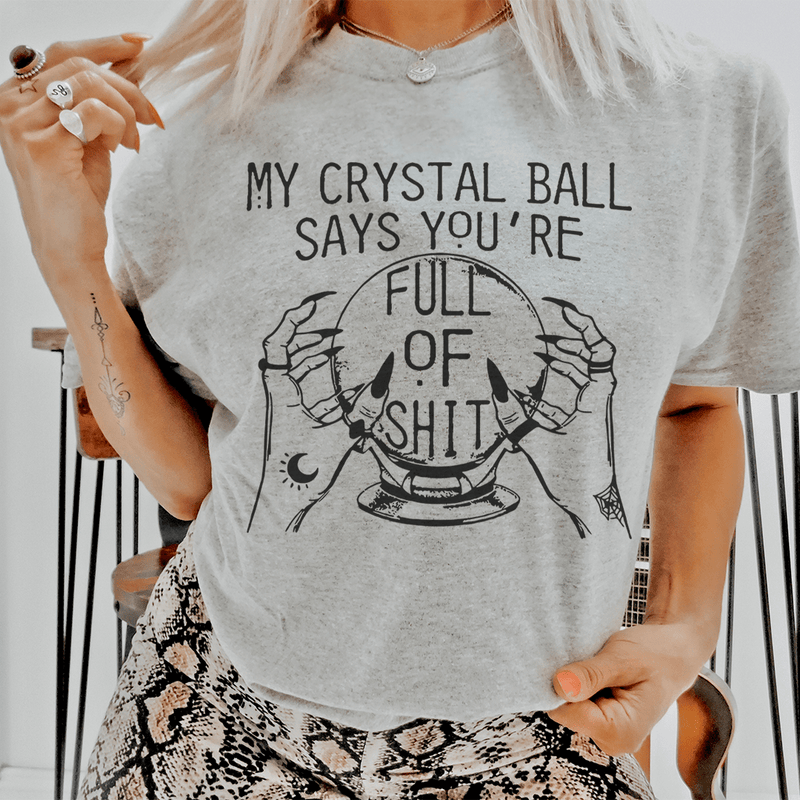 My Crystal Ball Says Tee Athletic Heather / S Peachy Sunday T-Shirt