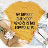 My Favorite Childhood Memory Tee Mustard / S Peachy Sunday T-Shirt