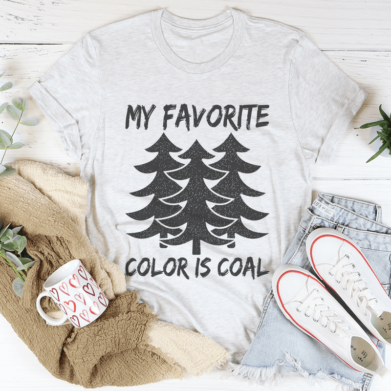 My Favorite Color Is Coal Tee Ash / S Peachy Sunday T-Shirt