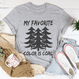 My Favorite Color Is Coal Tee Athletic Heather / S Peachy Sunday T-Shirt