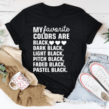 My Favorite Colors Tee Black Heather / S Peachy Sunday T-Shirt