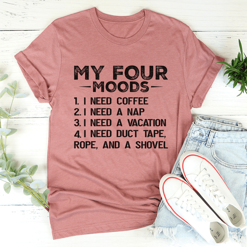 My Four Moods Tee Mauve / S Peachy Sunday T-Shirt