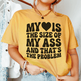 My Heart Is The Problem Tee Mustard / S Peachy Sunday T-Shirt
