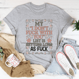 My List Is Getting A Mile Long Tee Athletic Heather / S Peachy Sunday T-Shirt
