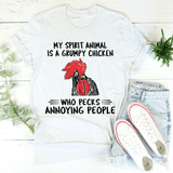 My Spirit Animal Is A Grumpy Chicken Tee Ash / S Peachy Sunday T-Shirt