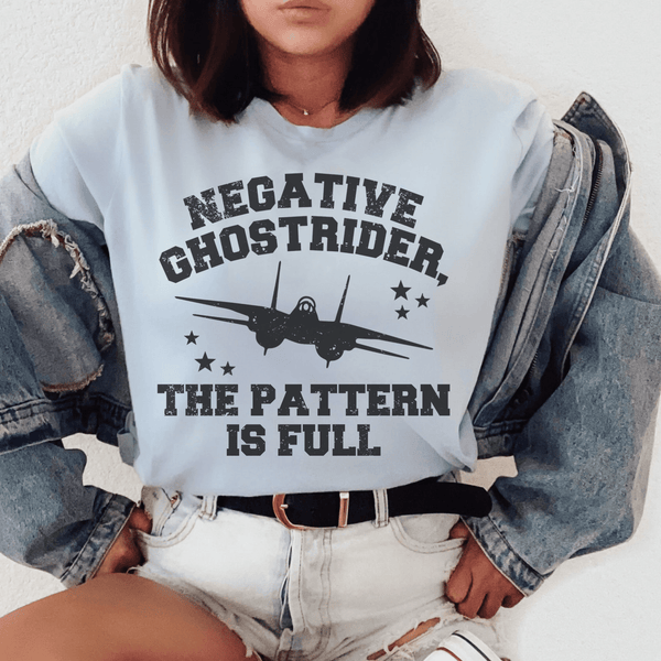 Negative Ghostrider Tee Heather Blue / S Peachy Sunday T-Shirt