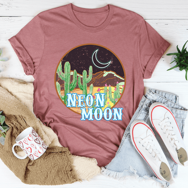 Neon Moon Tee Mauve / S Peachy Sunday T-Shirt