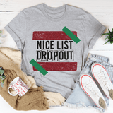 Nice List Dropout Tee Athletic Heather / S Peachy Sunday T-Shirt
