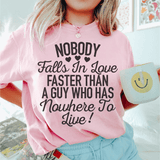 Nobody Falls In Love Faster Tee Pink / S Peachy Sunday T-Shirt