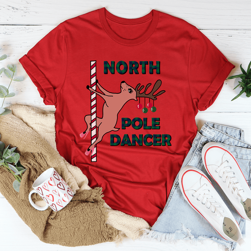 North Pole Dancer Tee Red / S Peachy Sunday T-Shirt