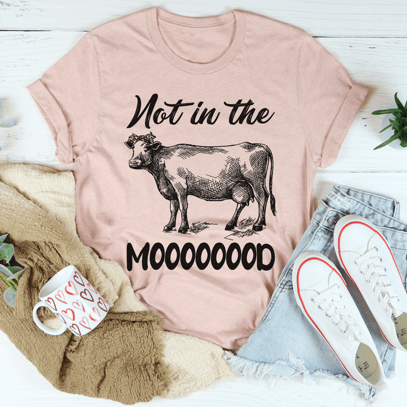 Not In The Mood Tee Heather Prism Peach / S Peachy Sunday T-Shirt