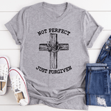 Not Perfect Just Forgiven Tee Athletic Heather / S Peachy Sunday T-Shirt