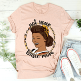 Not Your Basic Mom Tee Heather Prism Peach / S Peachy Sunday T-Shirt