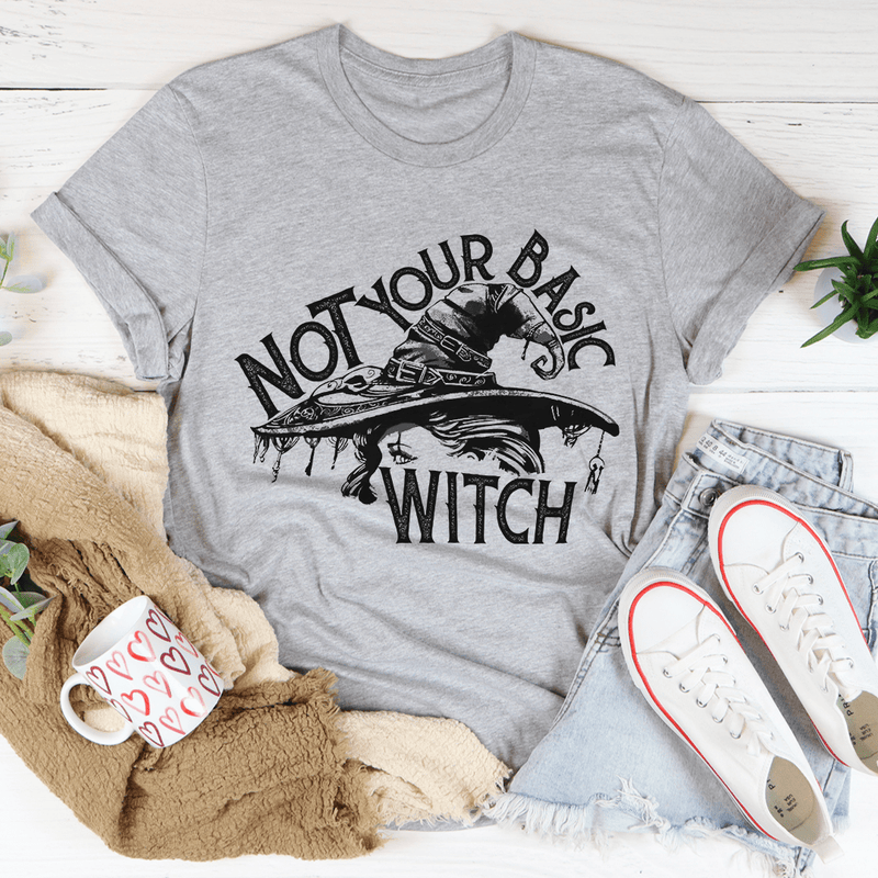 Not Your Basic Witch Tee Athletic Heather / S Peachy Sunday T-Shirt