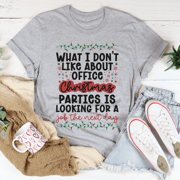 Office Christmas Parties Tee Athletic Heather / S Peachy Sunday T-Shirt