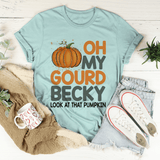 Oh My Gourd Becky Tee Heather Prism Dusty Blue / S Peachy Sunday T-Shirt