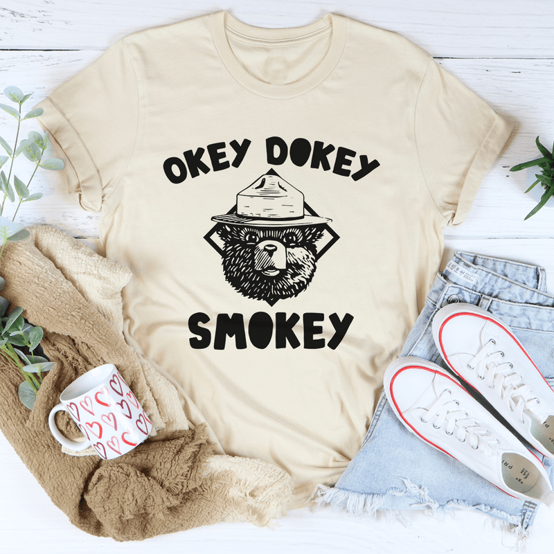 Okey Dokey Smokey Tee Heather Dust / S Peachy Sunday T-Shirt