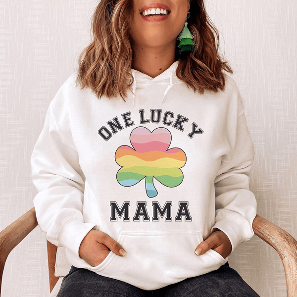 One Lucky Mama Hoodie White / S Peachy Sunday T-Shirt