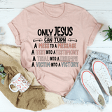 Only Jesus Can Tee Heather Prism Peach / S Peachy Sunday T-Shirt
