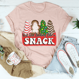 Out Here Looking Like A Snack Christmas Tee Heather Prism Peach / S Peachy Sunday T-Shirt