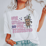 Over Caffeinated And Over Stimulated Tee Ash / S Peachy Sunday T-Shirt