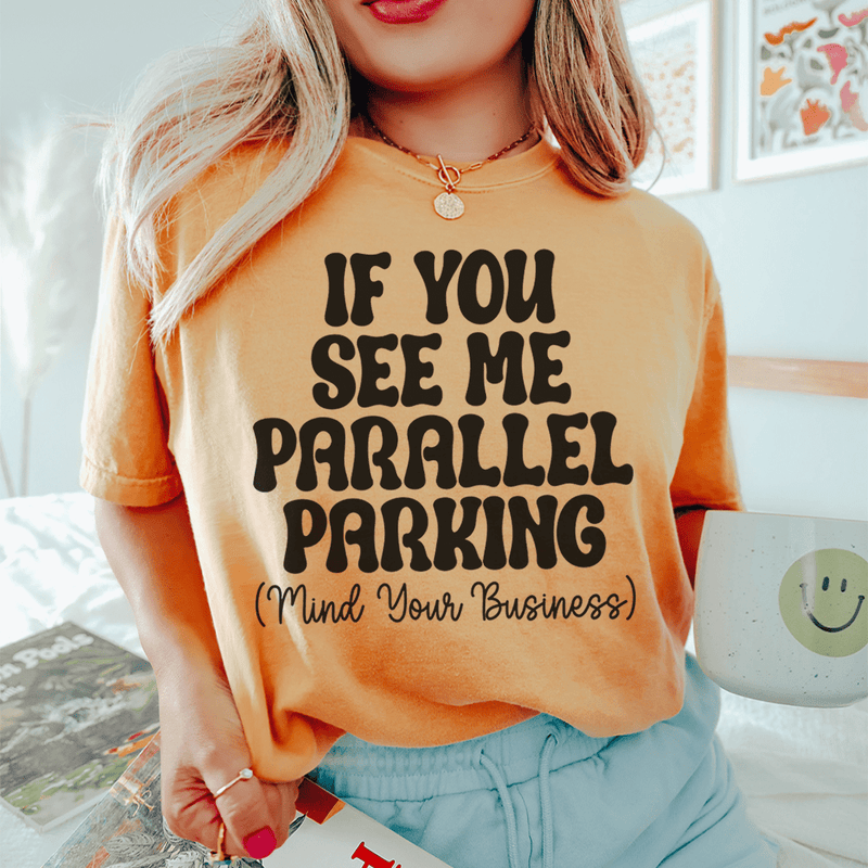 Parallel Parking Tee Mustard / S Peachy Sunday T-Shirt