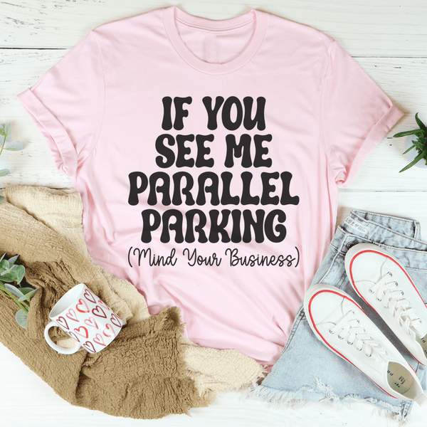 Parallel Parking Tee Pink / S Peachy Sunday T-Shirt