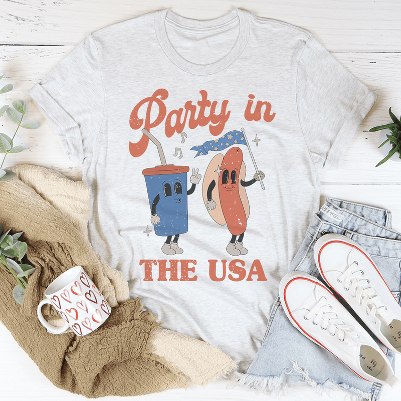 Party In The USA Tee Peachy Sunday T-Shirt