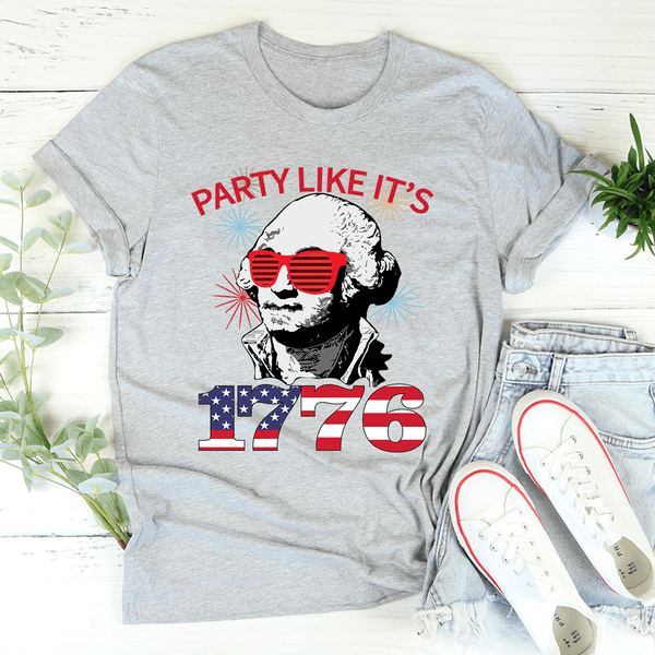 Party Like It's 1776 Tee Athletic Heather / S Peachy Sunday T-Shirt
