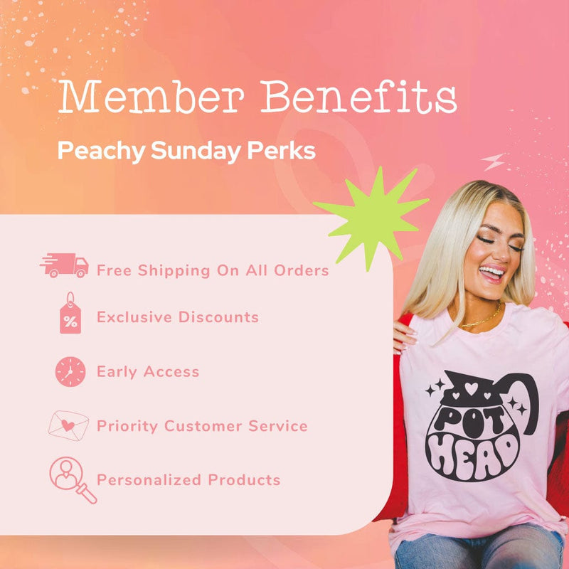 Peachy Perks Club 🍑 Inveterate Subscription T-Shirt